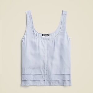 J. Crew Women's Light Blue Tank Top